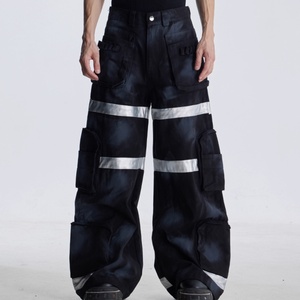 Pantalon Cargo Homme Ample et Robuste, Style Décontracté, Multi-Poches, Effet Vieilli, Idéal pour le Travail, la Protection Incendie et les Activités de Plein Air - Product Image 3