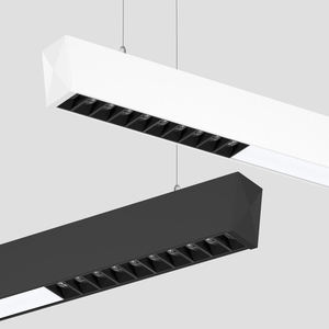 Aluminum <b>LED</b> Shop Linear <b>Ceiling</b> Pendant Lighting Fixture 45W AC100-265V Office <b>Light</b> Suspended <b>LED</b> Linear Pendant <b>Lights</b> - Product Image 1