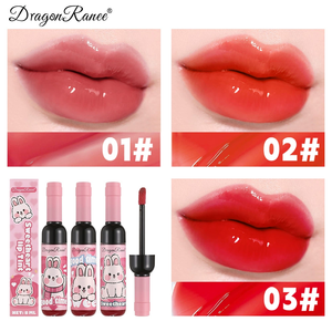 Dragon Ranee, botella de vino tinto de 3 colores, esmalte de labios, tinte de labios, Copa antiadherente, brillo de labios hidratante, lápiz labial líquido de dibujos animados, agua - Product Image 3