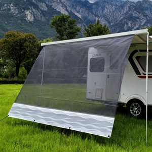 Toldo Lateral para Autocaravana, Pantalla Lateral para Caravana, <span class=keywords><strong>Bloqueador</strong></span> de Privacidad y Protección Solar para Remolque de Autocaravana, Piezas para Autocaravana, Retráctil - Product Image 5