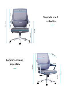 Produttore Mid Back lombare supporto <span class=keywords><strong>poltrona</strong></span> visitatore compito personale Executive <span class=keywords><strong>scrivania</strong></span> <span class=keywords><strong>sedia</strong></span> ergonomica in maglia blu <span class=keywords><strong>sedia</strong></span> <span class=keywords><strong>per</strong></span> ufficio - Product Image 4