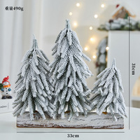 Mini Arbre de Noël Artificiel, Décoration de Bureau Éternelle, Modèle de Décoration de Noël d'Intérieur Simulé