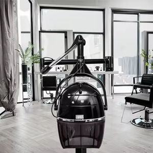 Machine à vapeur professionnelle moderne en métal pour salon de <span class=keywords><strong>coiffure</strong></span>, traitement à l'huile, soin capillaire, évaporateur réglable, construction en fer - Product Image 6