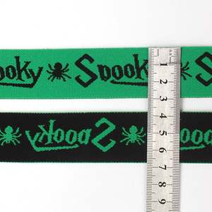 Manufacturer Customized Soft Letter Logo Design Jacquard Web <b>Elastic</b> Webbing Waistband - Product Image 5