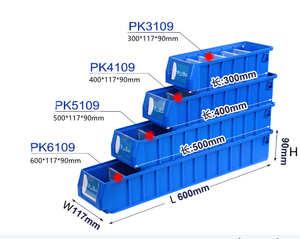 Étagères de <span class=keywords><strong>rangement</strong></span> en plastique haute densité pour atelier <span class=keywords><strong>avec</strong></span> séparateurs optionnels pour le stockage de pièces et de composants - Product Image 6