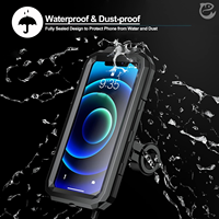 Support de téléphone pour moto innovant, rembourrage en silicone antichoc, rotation à 360 degrés, support de guidon GPS, support universel pour téléphone portable