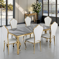 Chaises de banquet empilables en acier inoxydable durable pour mariage, hôtel, appartement, villa, événements - Mobilier commercial moderne