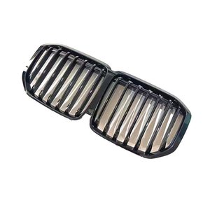 Reemplazo de Rejilla Negra Brillante de Una Sola Línea para BMW X7 G07, Material ABS para Parachoques Delantero - Product Image 3