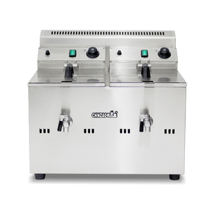 Nồi Chiên Chất Béo Sâu Khí LPG Hai Lít Thương Mại Mới Có Bộ Điều Khiển Nhiệt Độ - Product Image 1