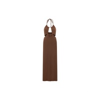 Tejido de punto acanalado de alta calidad, nuevo diseño, estilo personalizado, para mujer, verano, primavera, informal, ajustado, sencillo, ecológico, floral natural