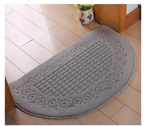 Tapis de porte antidérapant de Style européen de haute qualité 50*80 <span class=keywords><strong>couloir</strong></span> tapis semi-circulaire salle de bain bienvenue entrée cuisine tapis - Product Image 1
