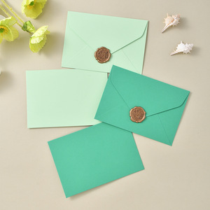 Enveloppes en papier, lot de 3 enveloppes de couleur, 160x113mm, vert encre, laque, enveloppe cadeau de mariage, <span class=keywords><strong>RP</strong></span> <span class=keywords><strong>RP</strong></span>-7564 - Product Image 2