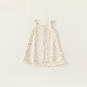 Abito estivo per bambini in stile Mori nuova gonna per bambine abito in pizzo abito scavato - Product Image 4