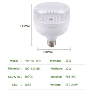 Bóng Đèn Nhà Kính Bóng Đèn Led Trồng Cây 15W 30W Chống Nước Toàn Phổ Điều Chỉnh Được - Product Image 4