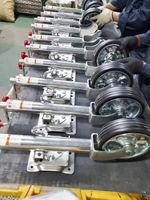 Cric de remorque pivotant en acier à fixer par boulons, cric de remorque pour bateau, accessoires de remorque polyvalents