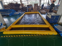 Tapis de lavage de voiture gonflable portable en PVC personnalisé pour machine commerciale