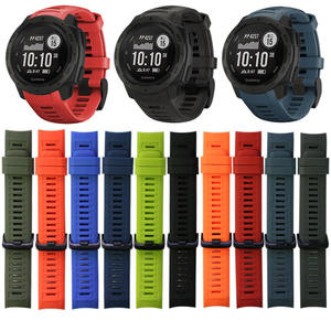 <span class=keywords><strong>Correa</strong></span> de silicona para Garmin Instinct/Tide/Tactical /Esports/ Dual Power Watch Band - Product Image 2