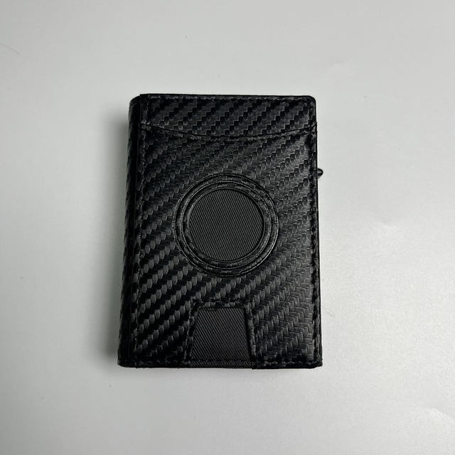 Hot Selling Pop up Card Holder Pu Leather Wallet for Business