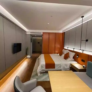 Juego de Muebles de Dormitorio para Hotel o Apartamento, Precio de Fábrica al por Mayor, Mesa de Noche de Madera, Sofá, Diseño Moderno, Uso Comercial - Product Image 1