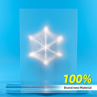 Vente en gros de diffuseur de lumière pour Pc plaque prismatique 2 mm diffuseur pyramidal prismatique pour lumières LED couvre panneaux