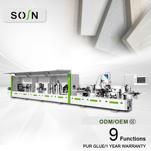 Sosn chế biến gỗ <span class=keywords><strong>CNC</strong></span> Pur keo cạnh dải máy với pre-phay dán bander - Product Image 1