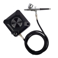 Compresseurs portables Master Gravity Feed Air Brush Ensemble de machine à aérographe Kit OEM Pistolet à aérographe HSA8