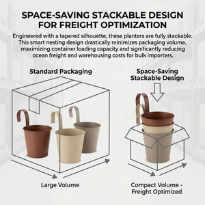 Macetas Rústicas <span class=keywords><strong>de</strong></span> Metal para Balcón, Color Mate Sólido, Macetas Colgantes <span class=keywords><strong>de</strong></span> Hierro para <span class=keywords><strong>Jardín</strong></span>, Cubos Colgantes para Cercas, Proveedor - Product Image 6