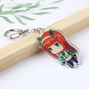 Promotional Custom Double Sided <b>Anime</b> Acrylic Glitter Epoxy Charms Epoxy Acrylic <b>Keychain</b> Charms Custom Acrylic <b>Keychain</b> - Product Image 3