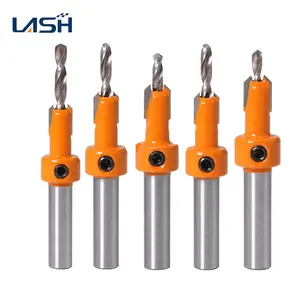 8Mm Vòng Chân Chế Biến Gỗ Mũi Khoan Khoan Bit Router Bit Thiết Lập Vít Truy Cập Khoan Khoan Cho Gỗ