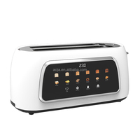 Offre Spéciale personnalisé multi-fonction brûleur petit déjeuner Toster automatique chignon électrique Sandwich pain grille-pain 2 tranches 1300W