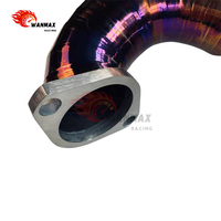 أنبوب مدخل التوربو التيتانيوم الأرجواني لسيارة هوندا سيفيك تايب آر FK8 2.0T K20C1 2017-2021