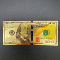 Collection de billets de banque en plastique de 1 000 000 $ Statue de la Liberté, cadeau de mariage, dorure à chaud 24 carats