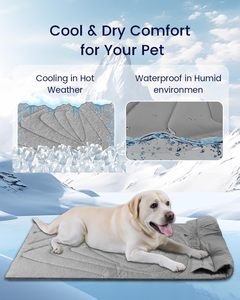 Hot Selling Summer Cooling Hunde-und Katzen matte mit Hitzschlag-Präventions kleidung Solid Pattern Pet Ice Mat - Product Image 3