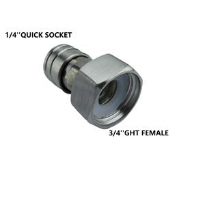 Stainless Steel Garden Hose Adapter For Washer Nozzle Connection Bulk Hose Fitting 34 Forging Type - Product Image 5