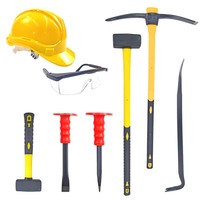 Martillo de Mano con Mango de Fibra de Vidrio y Empuñadura de TPR, Herramienta de Construcción, Herramienta Manual para Mecánicos, Martillo Thor