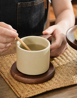 Style rétro nordique 200ml grès poterie argile tasses en céramique café lait expresso tasse thé tasse ensemble