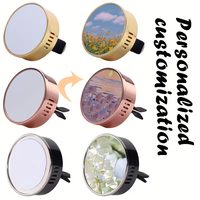 Diffuseur de parfum pour voiture en métal découpé sur mesure avec logo personnalisé, diffuseur de bureau à évaporation naturelle sans électricité, décoratif, solide, multi