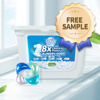 Échantillon Gratuit OEM Personnalisable – Capsules de Lessive Tout-en-un Multifonctionnelles : Détachant, Éliminateur d'Odeurs, Protecteur de Tissus