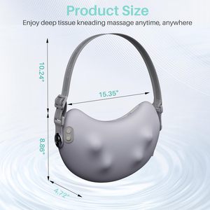 <span class=keywords><strong>SKG</strong></span>-Masajeador de espalda Shiatsu para aliviar el dolor de tejido profundo con calor, almohada de masaje inalámbrica 4D para amasar, parte superior inferior de la espalda - Product Image 2