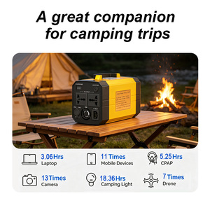 Centrales électriques portables 300W, batterie au lithium LiFePO4, générateur solaire à onde sinusoïdale pure, Ruihan, haute capacité, pour voyages en plein air - Product Image 5