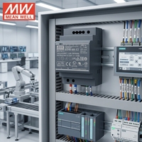 Alimentation à découpage sur rail MEANWELL 60W HDR-60-5 HDR-60-12 HDR-60-24 HDR-60-48 48V 24V 12V 5V 5A 2.5A 4A 6A Short Killer ACDC 60