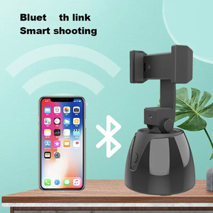 Trépied stabilisateur de téléphone intelligent avec télécommande, rotation à 360°, suivi automatique du visage par IA et support pour selfie stick rechargeable - Product Image 4