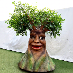 Op maat gemaakte geanimeerde plantenmodel, levensgrote animatronische pratende boom - Product Image 1
