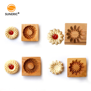 Stampi in Legno per <span class=keywords><strong>Biscotti</strong></span>, Tagliabiscotti a Forma di Fiocco di Neve, Stampo per Pasticceria e Torte - Product Image 3