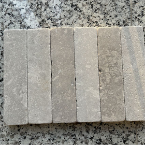 Mosaïque en <span class=keywords><strong>pierre</strong></span> <span class=keywords><strong>calcaire</strong></span> grise naturelle, en bande, polie - Product Image 3