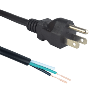 Cable de Alimentación de CA de 3 Puntas con Certificación UL, con Extremo Hembra Desnudo, Enchufe Americano de 3 Pines, Cable para Electrodomésticos C13 - Product Image 4