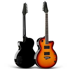 <span class=keywords><strong>Chitarra</strong></span> Elettrica Stile Acustico <span class=keywords><strong>Rock</strong></span> Marca Aiersi con Pickup HB - Product Image 2