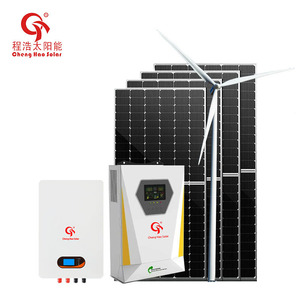 Sistema Híbrido Solar Eólico Cheng Hao de 10 Kw, Paneles Monocristalinos, Controlador MPPT, Uso Doméstico - Product Image 2