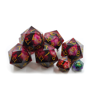 Personnalisé D20 Résine Polyédrique Dragon Oeil <span class=keywords><strong>Dés</strong></span> Numéro Unique 1-<span class=keywords><strong>20</strong></span> Chute Rouge Couleur RPG <span class=keywords><strong>20</strong></span> <span class=keywords><strong>Faces</strong></span> <span class=keywords><strong>Dés</strong></span> - Product Image 4
