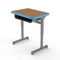Bureau et chaise d'étude populaires pour les élèves du secondaire japonais